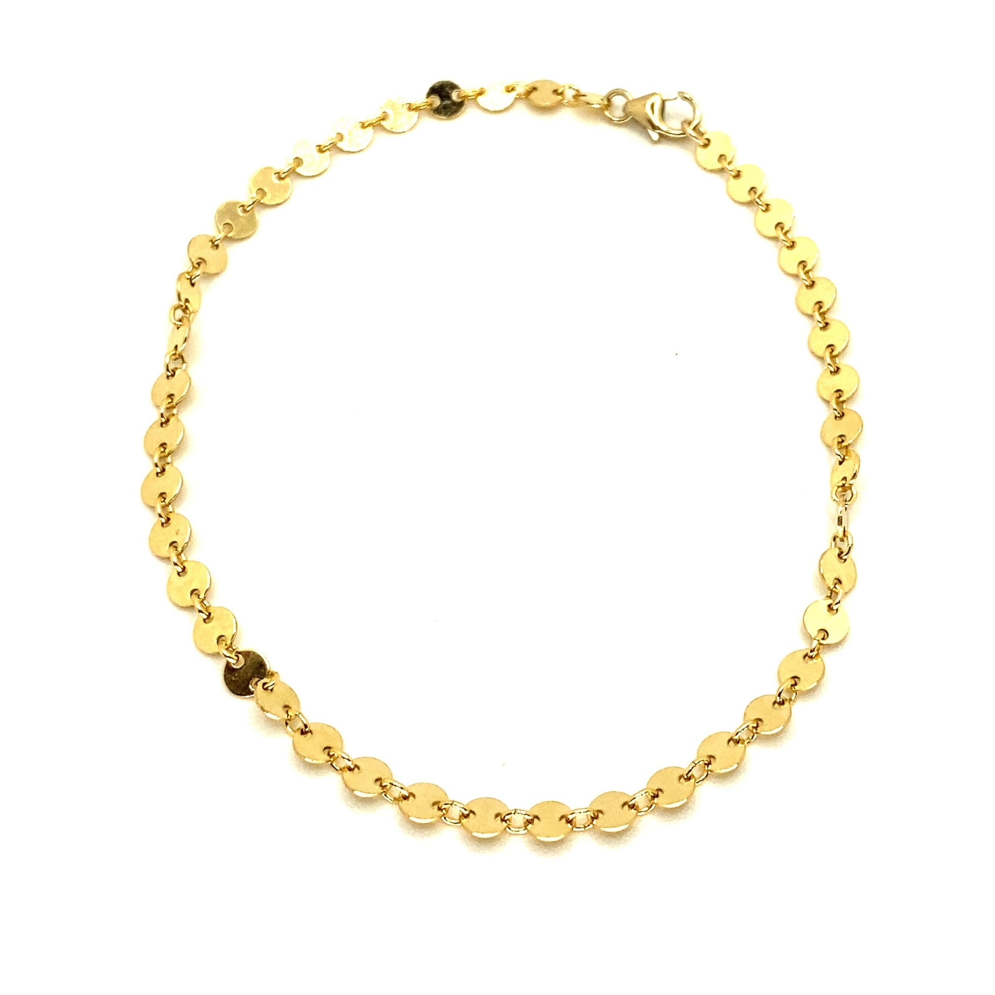 Lolawantsjewelry bracelet Gold Circle Link Bracelet