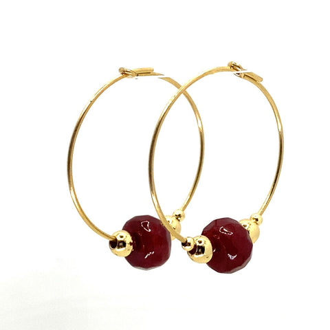 Lolawantsjewelry Earrings A Bit of Rouge