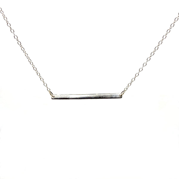 Lolawantsjewelry Necklace Simple silver bar